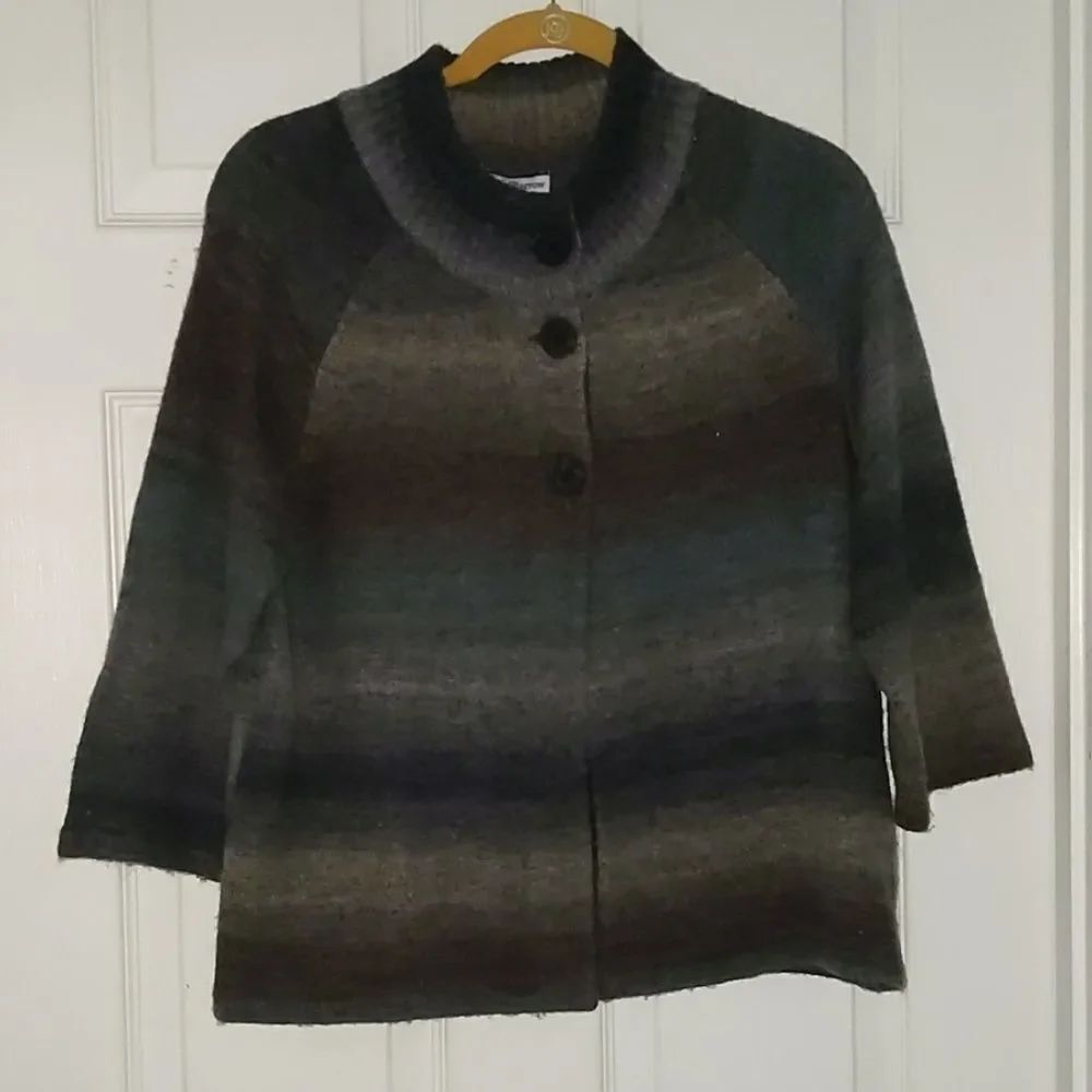Croft & Barrow poncho cardigan sweater Sz M